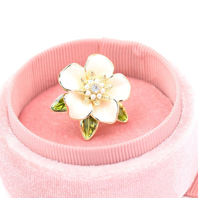 Gardenia Brooch