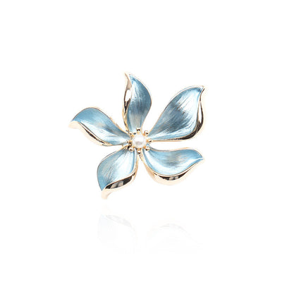 Elegant Floral Lotus Brooch