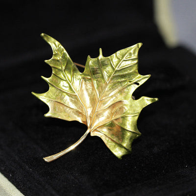 Maple Leaf Brooch