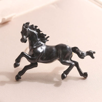 Galloping Horse Brooch