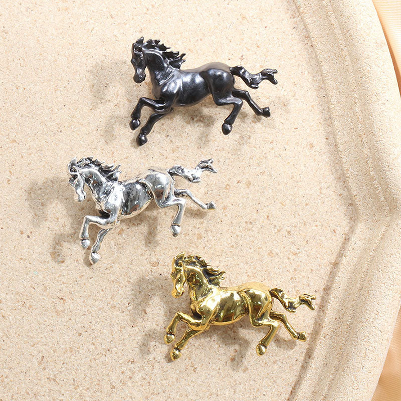 Galloping Horse Brooch
