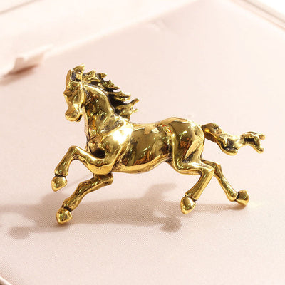 Galloping Horse Brooch