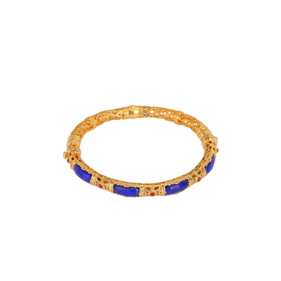Curled Grass Pattern Hollow Vintage Bracelet