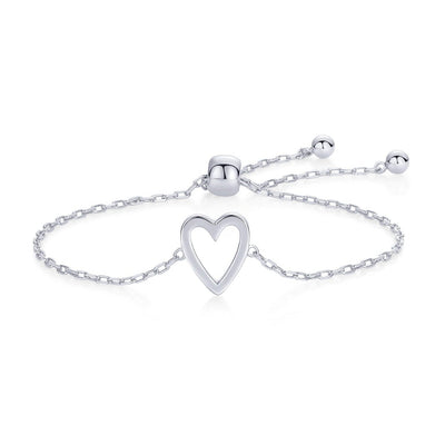 Couple heart bracelet