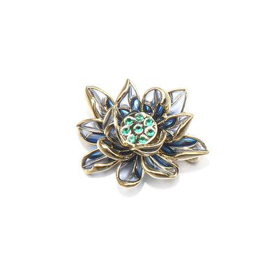 Translucent Lotus Brooch