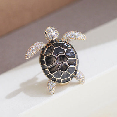 Sea turtle brooch