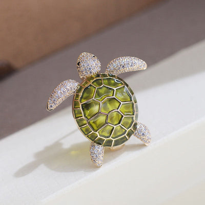 Sea turtle brooch