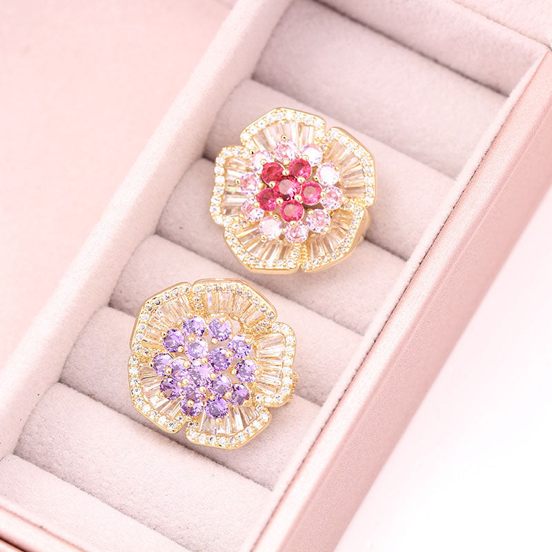 Longevity flower brooch