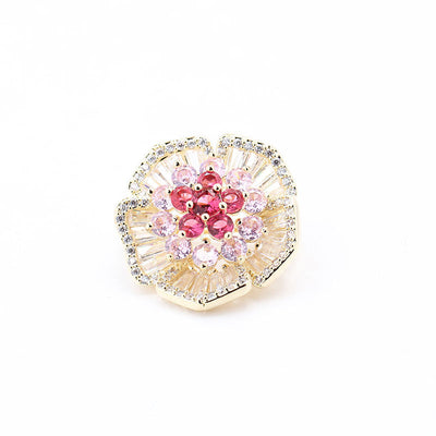 Longevity flower brooch