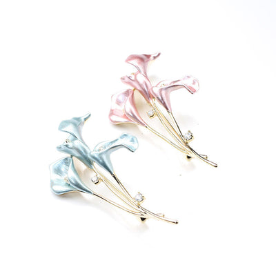 Calla Lily Flower Brooch