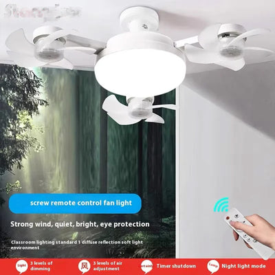 Smart remote control fan light