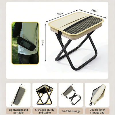 Portable handbag/stool