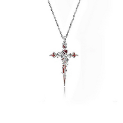 New Thorn Cross Earrings