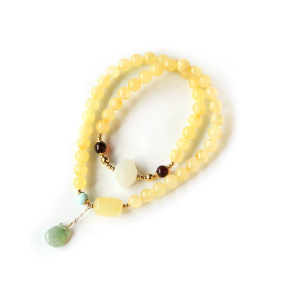 Auspicious Cloud Jade Natural Agate Bracelet
