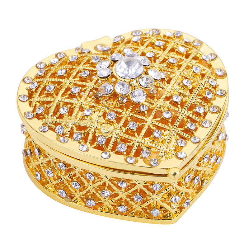 Heart shaped jewelry packaging box