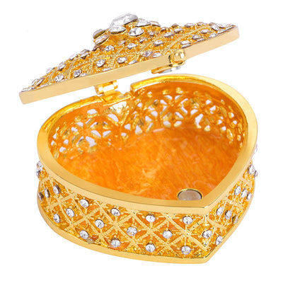 Heart shaped jewelry packaging box