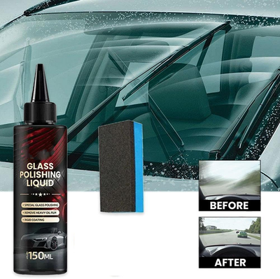 Car glass cleaner - anti-fog and oil-resistant