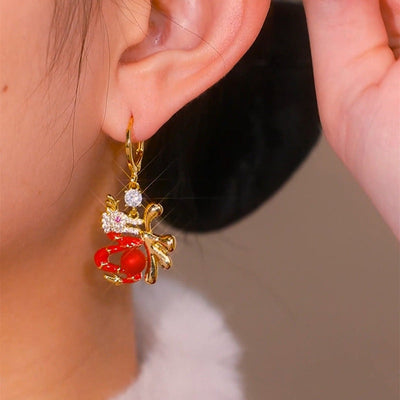Lucky dragon fashion earrings