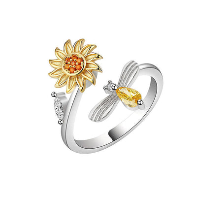 Sunflower rotating ring