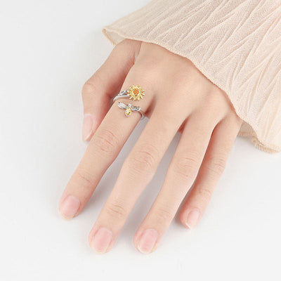 Sunflower rotating ring