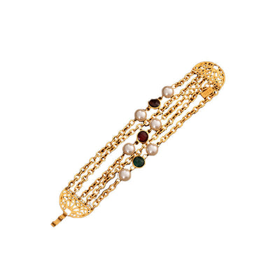 Multilayer Chain Natural Freshwater Pearl Jewelry