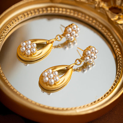 Water Drop Natural Freshwater Pearl Earrings