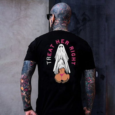 Trendy Men's Crew Neck Short-Sleeve T-Shirt