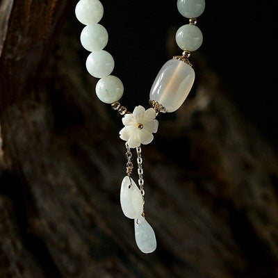 Emerald Jade Stone & Agate Bracelet Deegnt