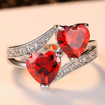 ¡®Two Hearts Become One¡¯ Ring