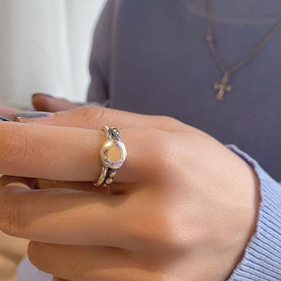 Roslyn Silver Statement Rings