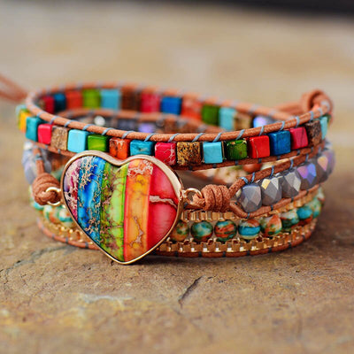 Jasper Chakra Love Bracelet Sale price