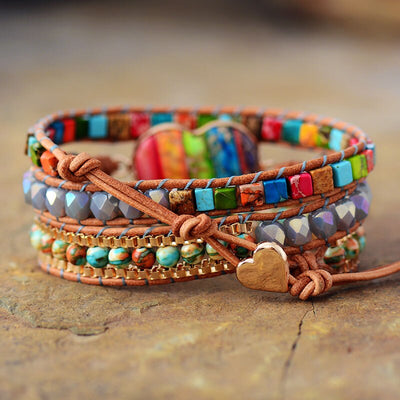 Jasper Chakra Love Bracelet Sale price
