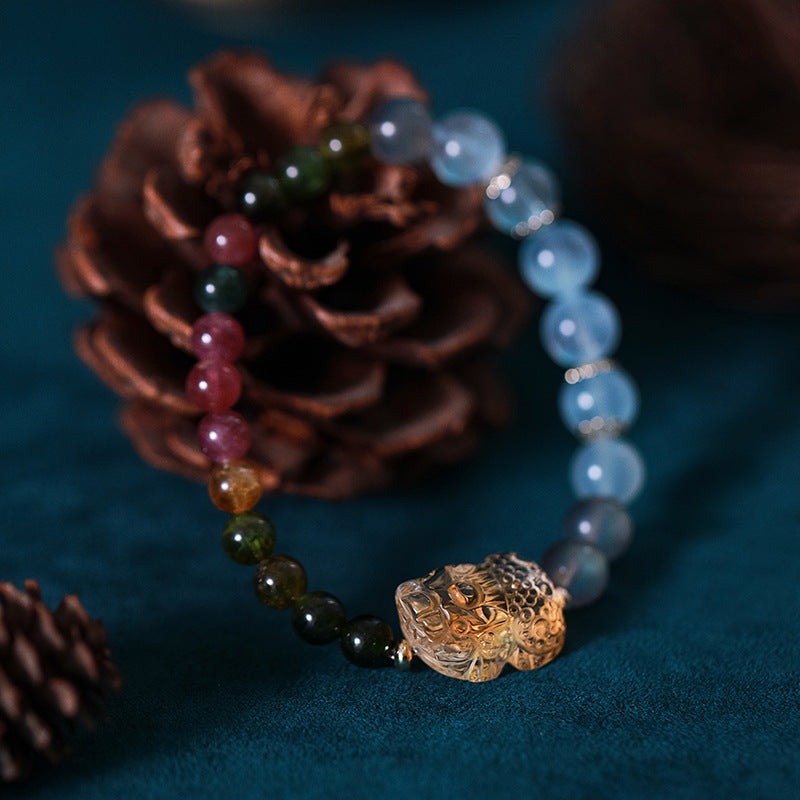 PiYao ? Aquamarine Tourmaline Bracelet