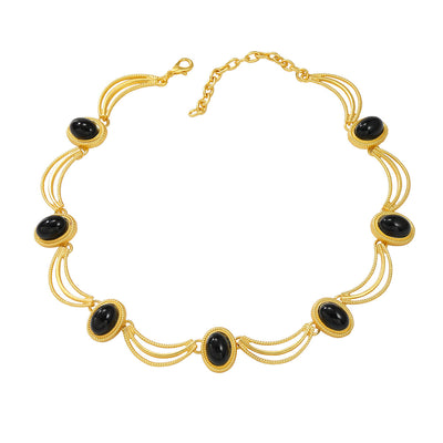 Fashion alloy lace collar