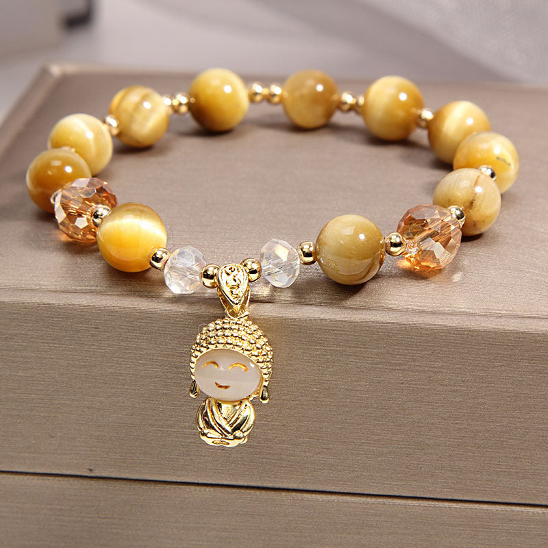 Smile ? Tiger's Eye Crystal Bracelet
