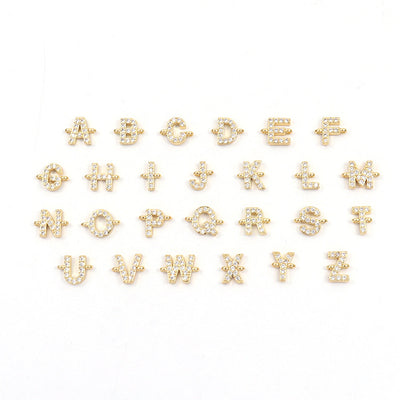 Zircon A-Z Initial Letter Bracelets
