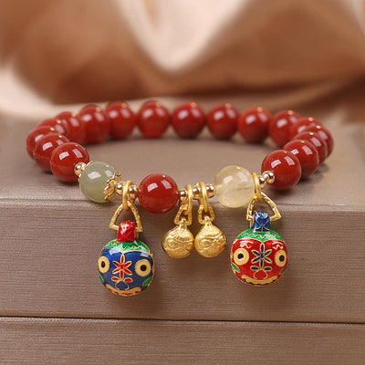 Mother's gift ? Red agate bracelet