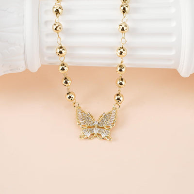 Butterfly Whisper • Crystal Necklace
