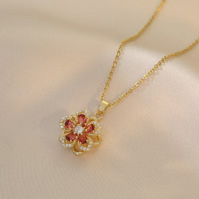 Bloom in Motion • Rotating Petal Necklace & Bracelet