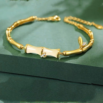 Bamboo • Gold plated bracelet
