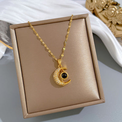 Guide the way forward ? Moon Necklace