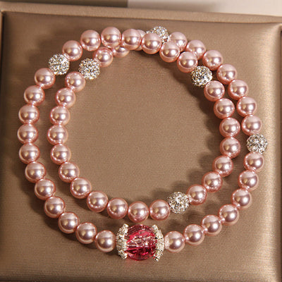loveliness • Natural pearl stacking bracelet