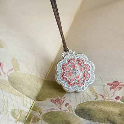 925 Silver Flower Necklace