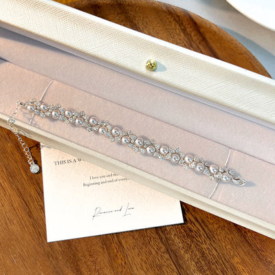 Gentle Light and Shadow • Pearl Bracelet