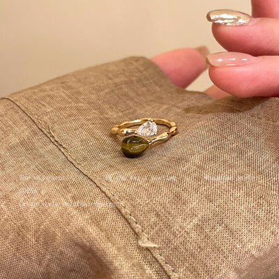 Adjustable Tiger's Eye Ring