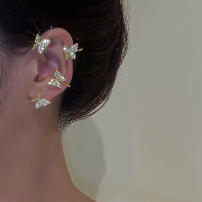 Butterfly • Clip Earrings