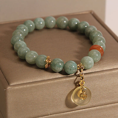 Lucky Clasp • Agate Bracelet