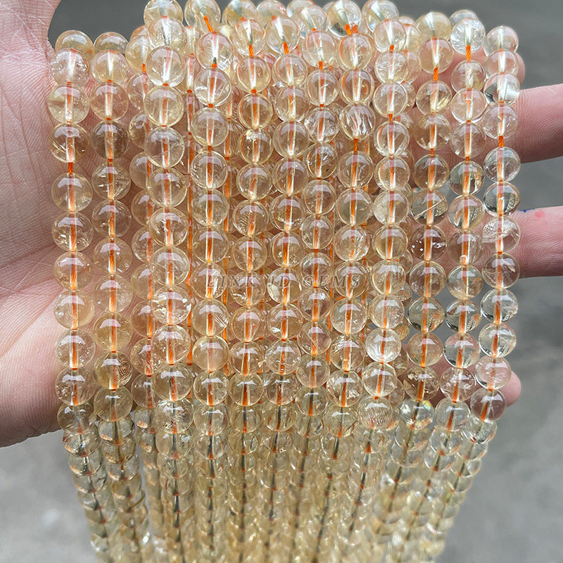 5A grade citrine loose beads