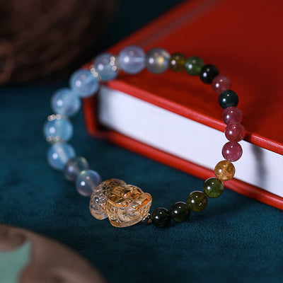PiYao ? Aquamarine Tourmaline Bracelet