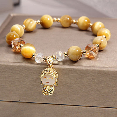 Smile ? Tiger's Eye Crystal Bracelet